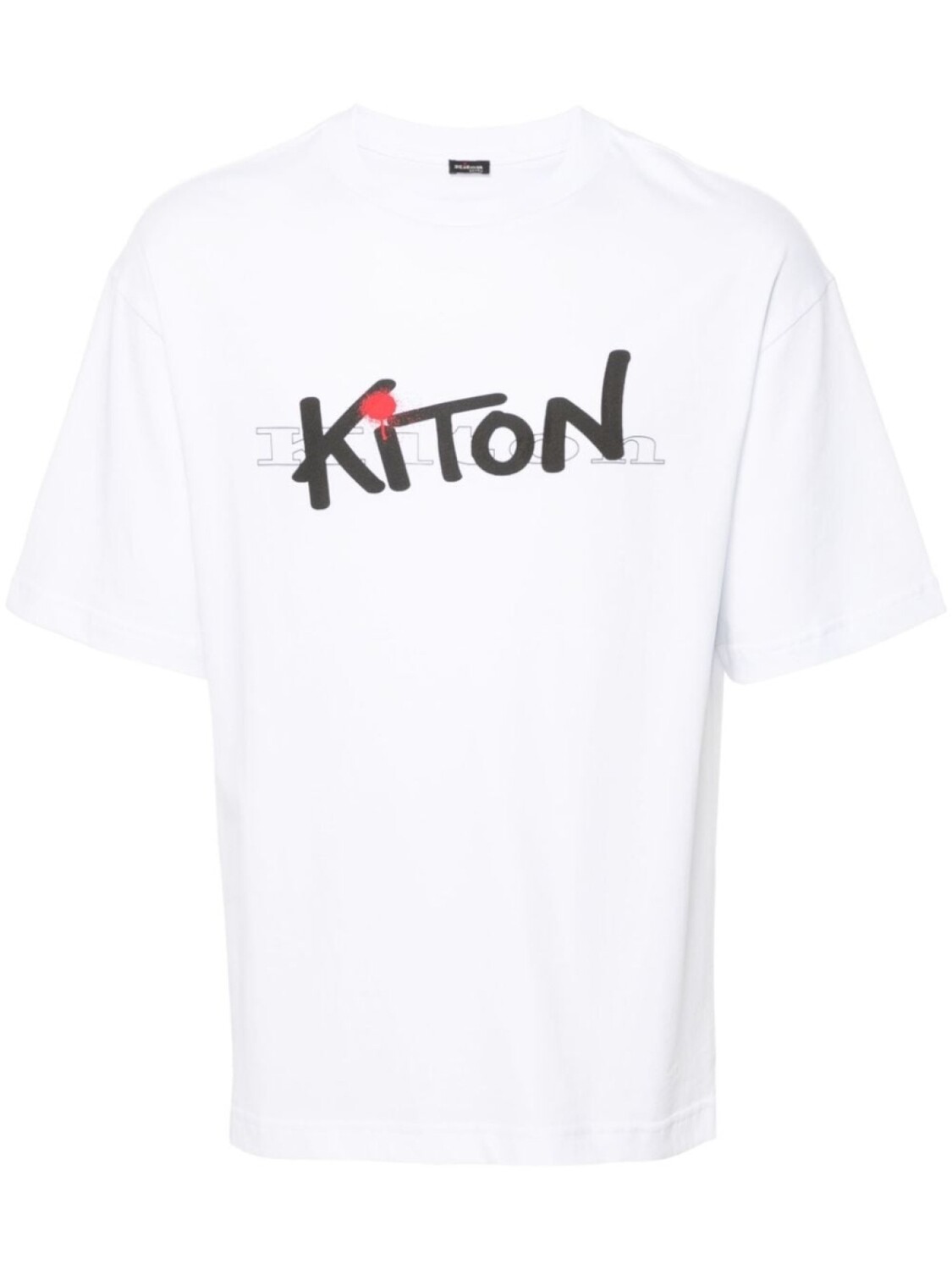 Футболка с логотипом Kiton, белый