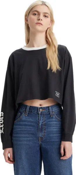 Лонгслив женский Levi's A3525 черный L