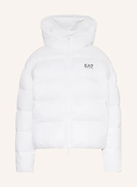 Стеганая куртка Ea7 Emporio Armani, белый
