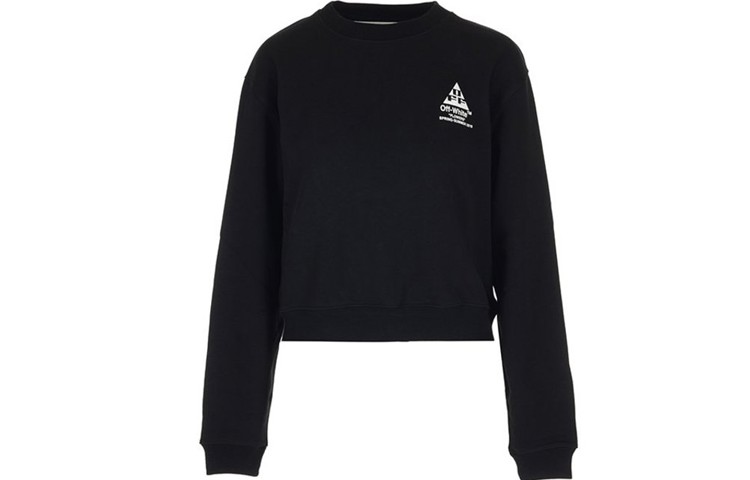 OFF-WHITE Женская толстовка, цвет Black