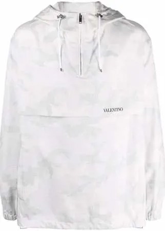 Valentino ветровка с камуфляжным принтом