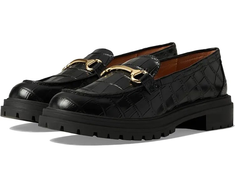 Лоферы Madewell Greenwich Hardware Lug Loafer, реальный черный