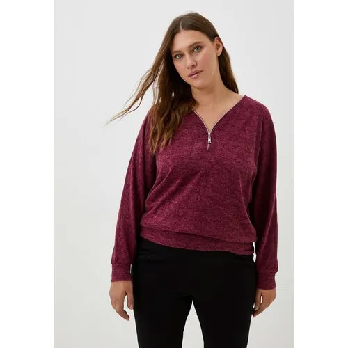 Пуловер SVESTA, размер 52, бордовый