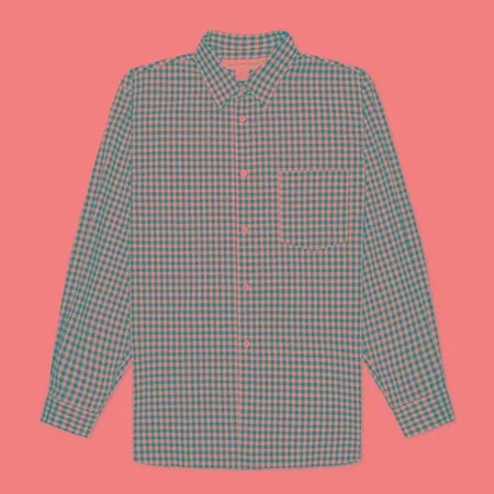 Мужская рубашка Comme des Garcons SHIRT Forever Gingham, цвет чёрный, размер M