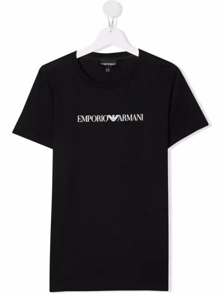 Emporio Armani Kids футболка с логотипом