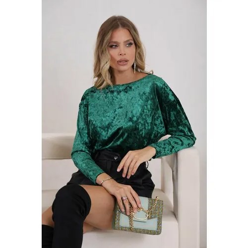 Блуза A-A Awesome Apparel by Ksenia Avakyan, размер 52, зеленый