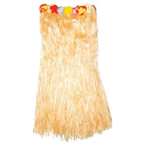 Желтая гавайская юбка (80см) (649)