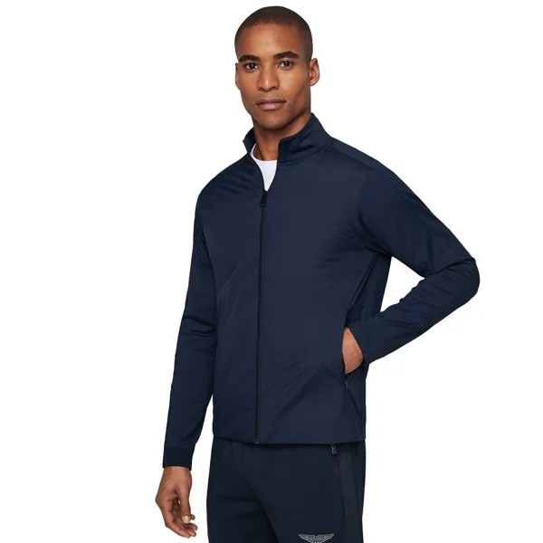 Толстовка Hackett Hs Lt Wt Hybrid Full Zip, синий