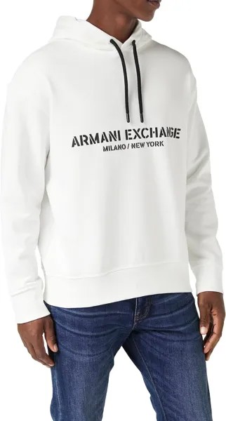 Толстовка MI NY '91 Armani Exchange, цвет Off-White