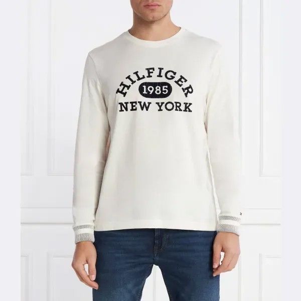 Однотипный костюм с длинными рукавами, классический покрой. Tommy Hilfiger, экрю
