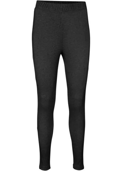 Уютные термо-леггинсы в джинсовом стиле John Baner Jeanswear, черный
