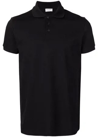 Saint Laurent футболка-поло с короткими рукавами