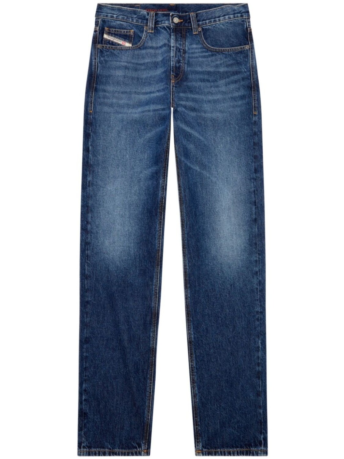 Diesel прямые джинсы 2010 D-Macs, синий