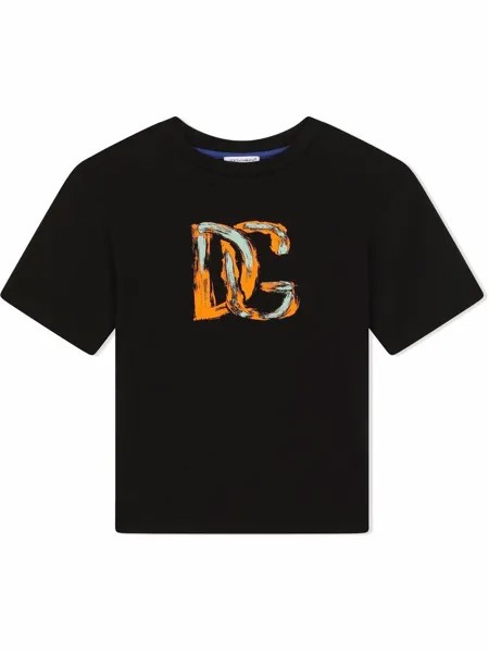 Dolce & Gabbana Kids футболка с логотипом