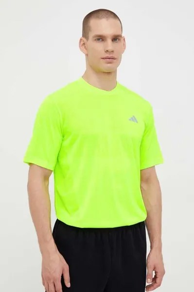 Беговая футболка Ultimate adidas, зеленый