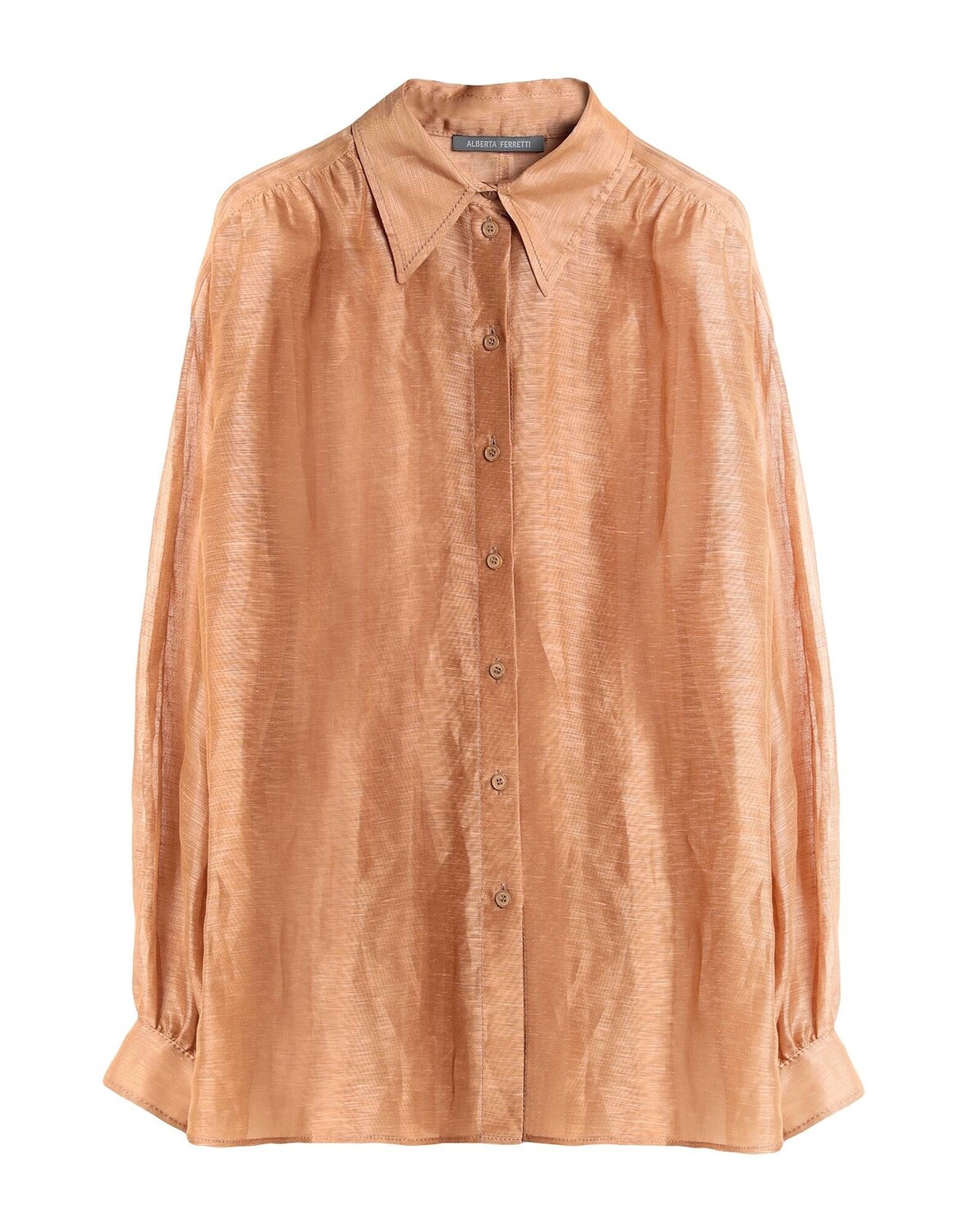 Рубашка Alberta Ferretti, коричневый