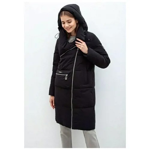 Женское зимнее пальто пуховик. MALINARDI. цвет черный, бежевый. размер xl, 2xl