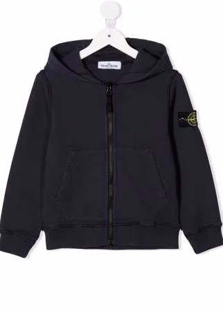 Stone Island Junior куртка с нашивкой-логотипом
