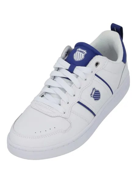Туфли на шнуровке K-SWISS, цвет white/sodalite blue