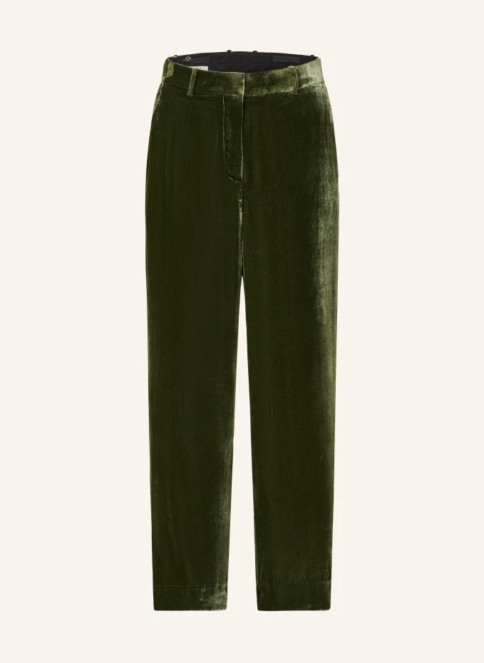 Бархатные брюки Cos, зеленый