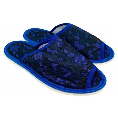 Тапочки ivshoes, размер 46-47, черный, синий