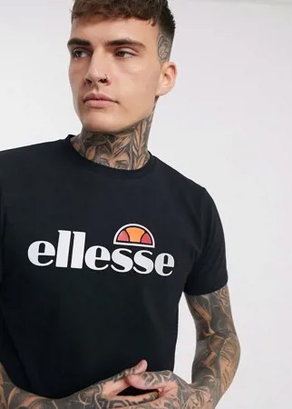 Черная футболка со светоотражающим логотипом ellesse Giniti 2-Черный