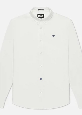 Мужская рубашка Weekend Offender Pallomari Cotton Oxford, цвет белый, размер L