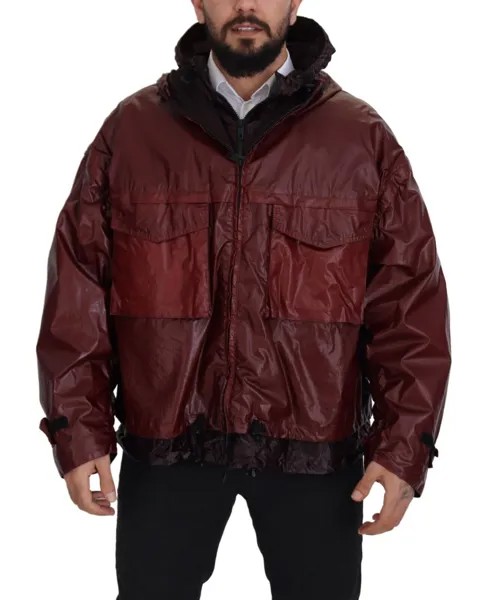 Куртка DOLCE - GABBANA Бордо, хлопок, с капюшоном, на молнии, мужская IT50/US40/L 3400 долларов США
