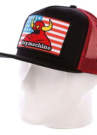 Кепка TOY MACHINE American Monster Mesh Cap RED