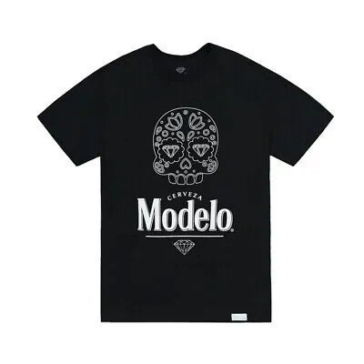 Футболка с короткими рукавами Diamond Supply Co x Modelo Sketch (черная)