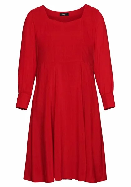 Коктейльное платье Sheego, красный