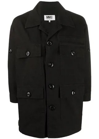 MM6 Maison Margiela куртка-рубашка с карманами