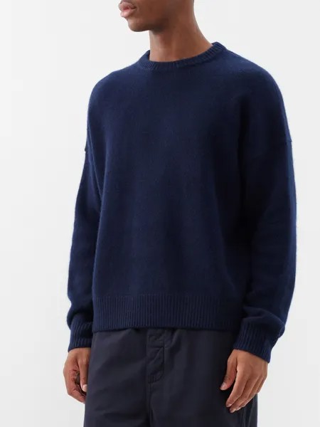 Кашемировый свитер paddington с круглым вырезом Arch4, синий