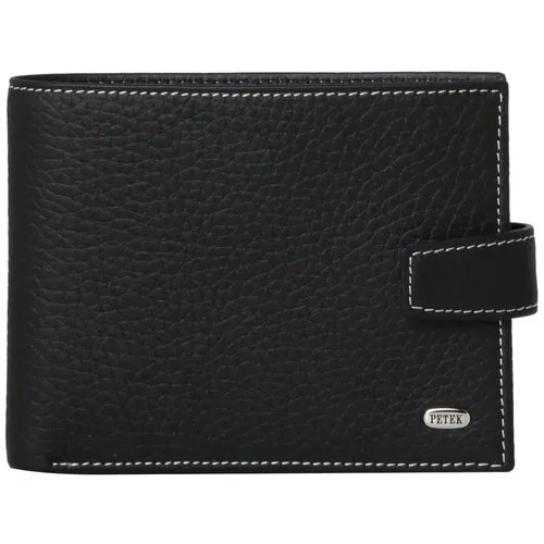Портмоне Petek 1855 102.234.KD1, фактура матовая, черный