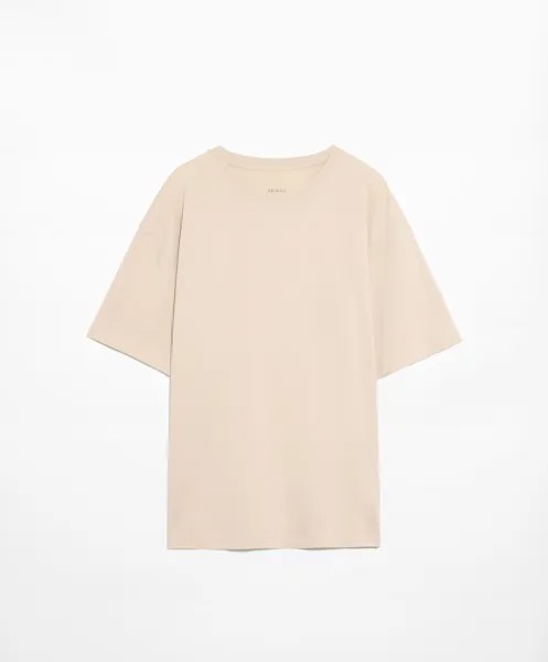 Футболка Oysho Short Sleeve Cotton Blend, розовый