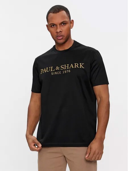 Футболка стандартного кроя Paul&Shark, черный