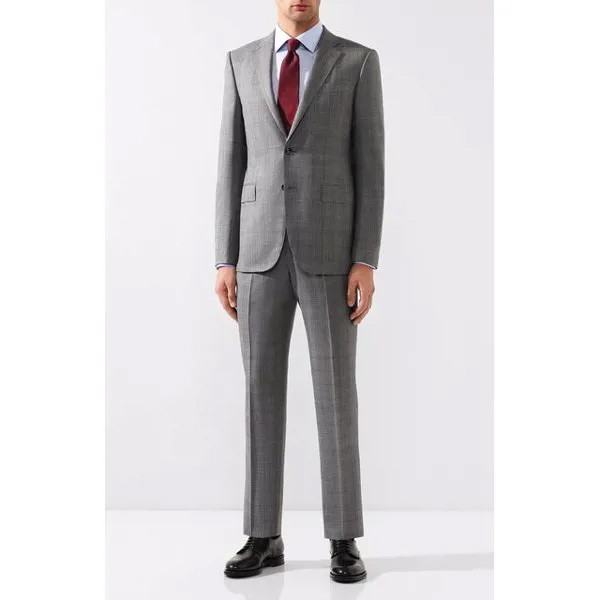 Костюм из смеси шерсти и шелка Ermenegildo Zegna