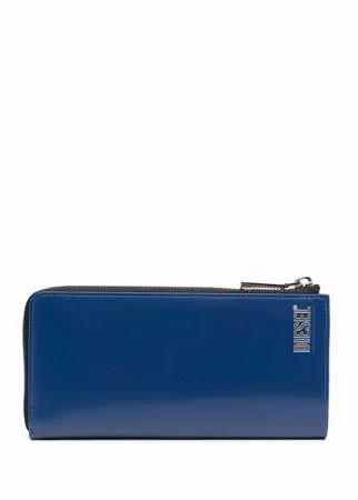 Diesel кошелек на молнии с логотипом
