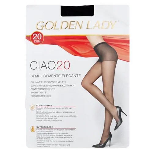 Колготки Golden Lady Ciao 20 den, размер 4-L, nero (черный)
