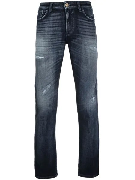 Emporio Armani джинсы прямого кроя, синий