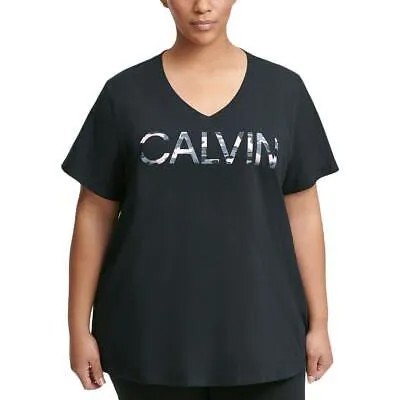 Женская футболка с камуфляжным принтом и логотипом Calvin Klein Performance Plus BHFO 7527