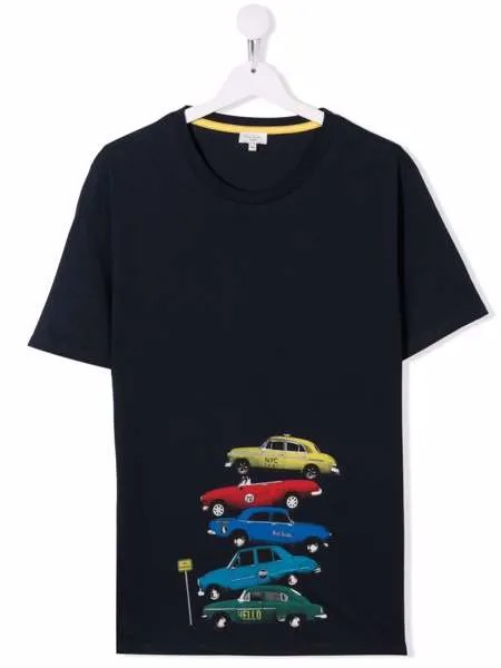 Paul Smith Junior футболка с принтом