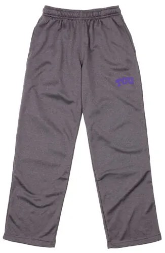 Базовые серые спортивные брюки OuterStuff NCAA для мальчиков и молодежи TCU Horned Frogs