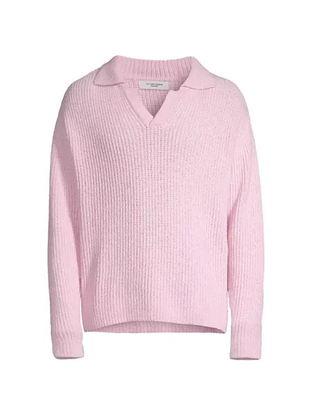 Трикотажная рубашка из махрового хлопка Le17Septembre, розовый