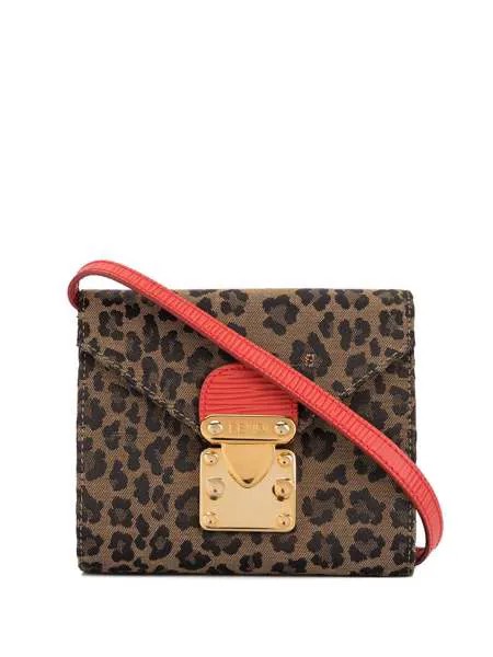 Fendi Pre-Owned сумка на плечо с леопардовым принтом