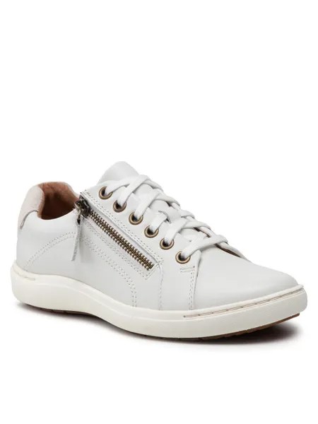 Полуботинки женские Clarks Nalle Lace 261650014 серые 38 EU