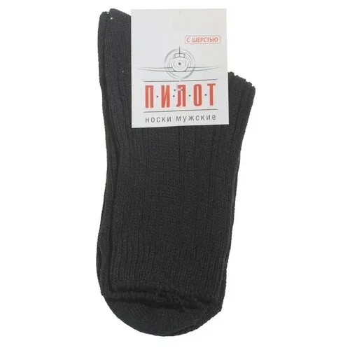 Мужские носки RusExpress, махровые, размер 43, черный