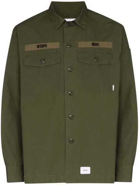 WTAPS куртка-рубашка Buds с логотипом