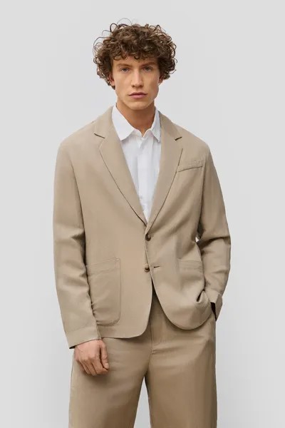 Пиджак мужской Baon B6223002 коричневый S