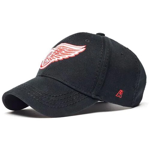 Бейсболка Atributika & Club Detroit Red Wings, размер 55-58, черный